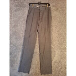 Jos A Bank 1905 Mens 29R Gray Tailored Fit Dress Pants Wool Unhemmed RN31608 NWT